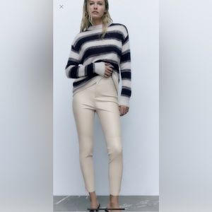 Zara leather leggings Size Small
